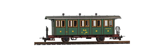 074-3234106 - H0m - Personenwagen 2-achsig, Nostalgie C.66., RhB, Ep. VI